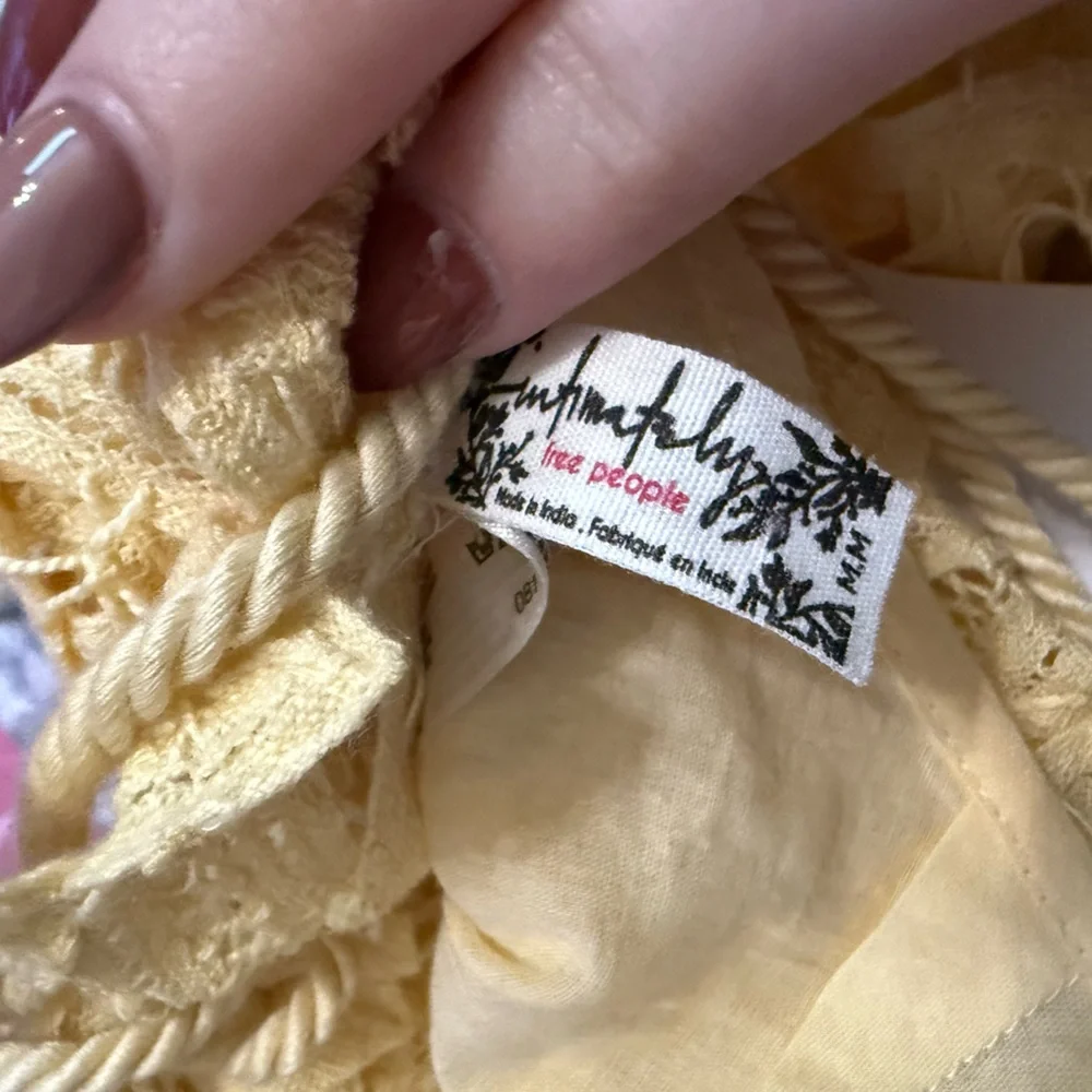 NWOT Free People Be My Battenburg Bodysuit - Picture 6 of 7